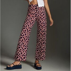 Maeve The Collette Cropped Wide Leg Ponte Pants
